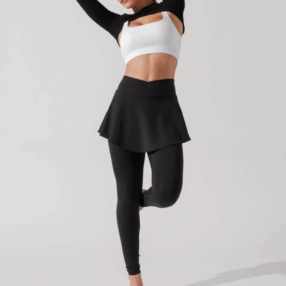POPFLEX Crisscross Hourglass Sklegging - Black Size L 27” inseam
